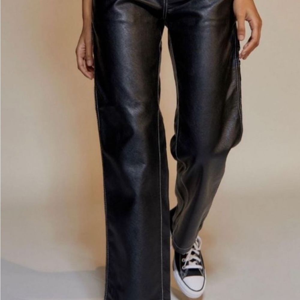 BDG faux leather pants